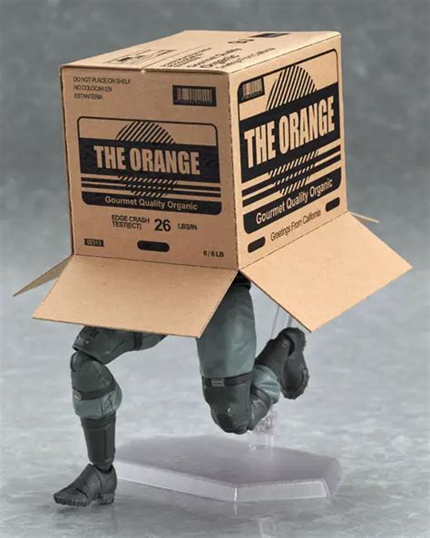 metal gear solid box|solid snake cardboard box.